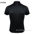 Feuchtigkeitstransportierendes Dry Fit Poloshirt Schwarz